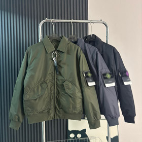 Stone Island Americana-style Pilot Baseball Jacket-5190  