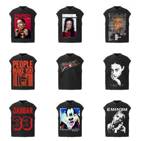 ravis Scott Distressed Sleeveless T-Shirt-6381  