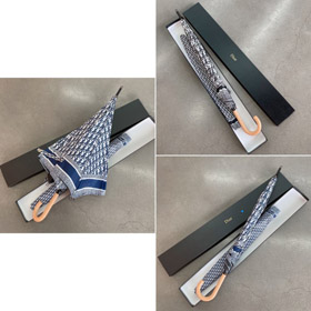 Christian Dior Classic Monogram Series Long-Handle Umbrella-6534  